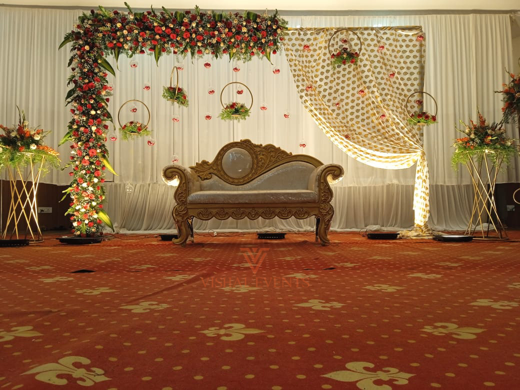 Engagement Backdrop Decoration