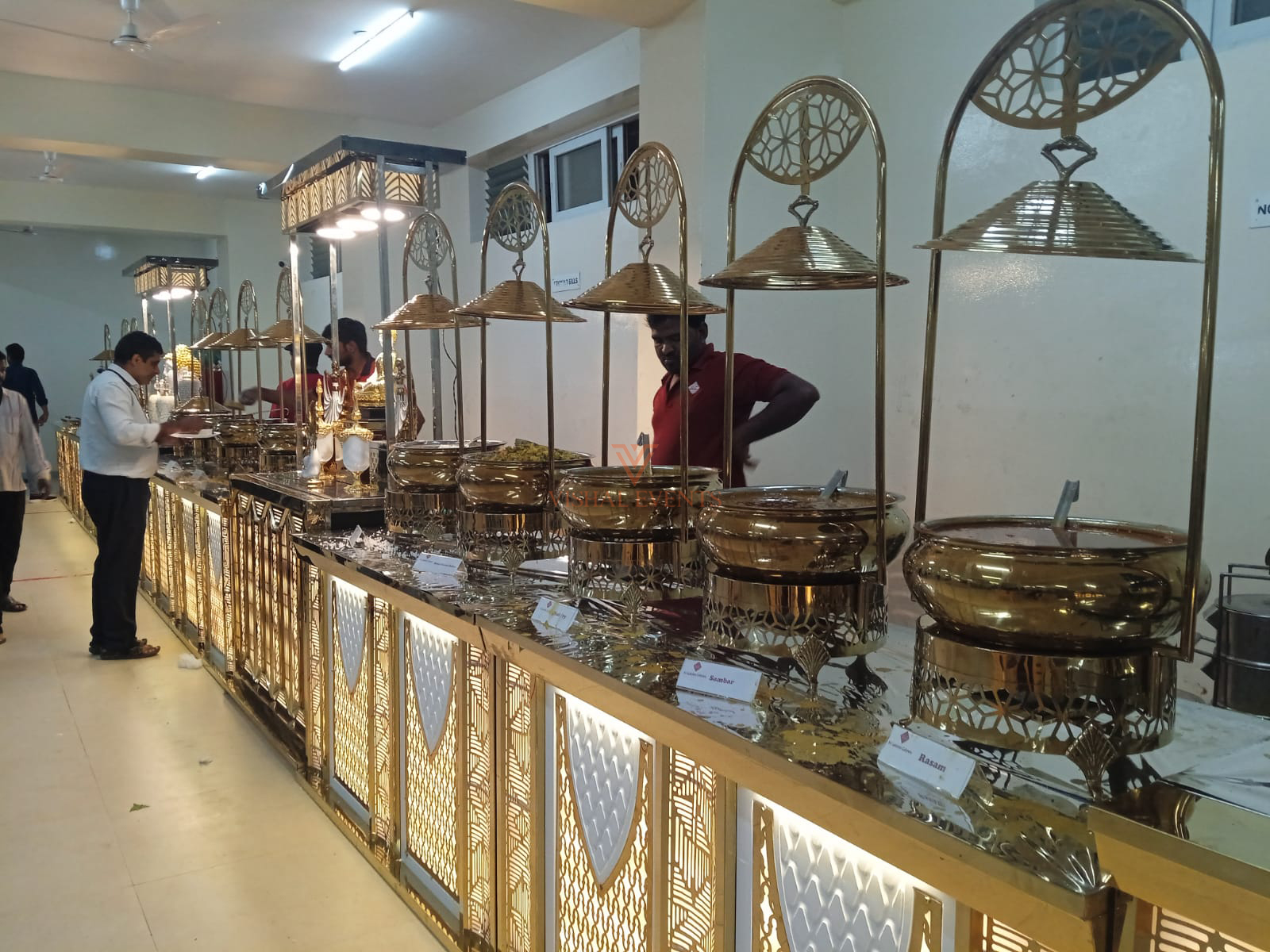 Wedding Buffet System Arrangements