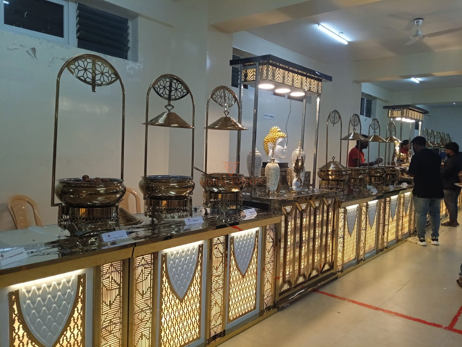 Wedding Buffet System Arrangements