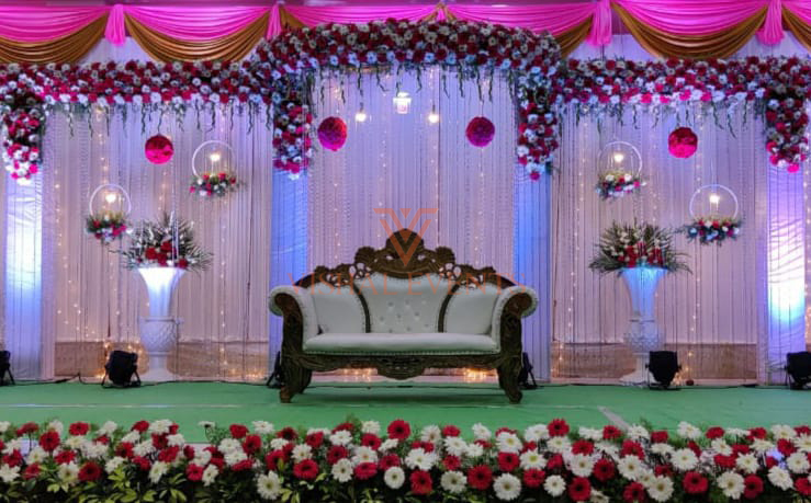 Engagement Backdrop Decoration