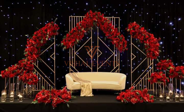 Engagement Backdrop Decoration