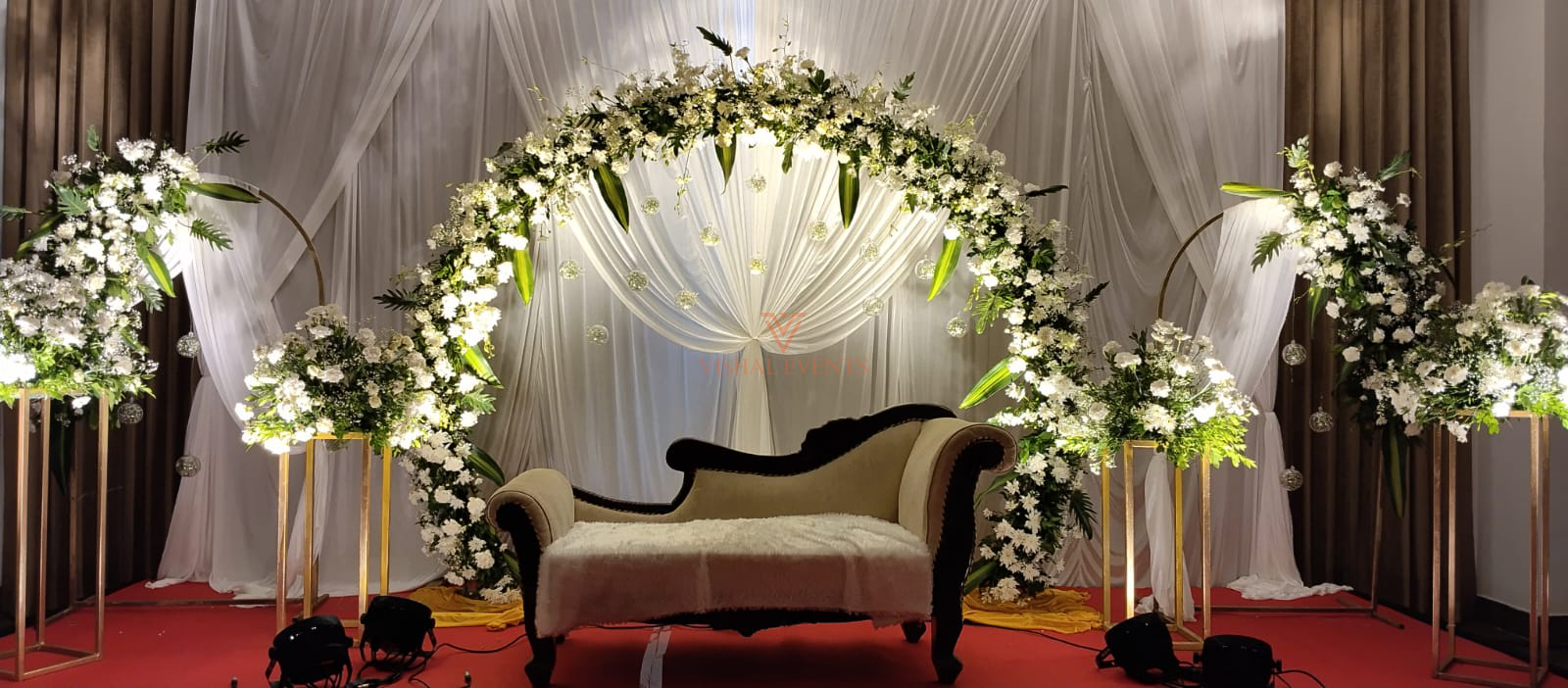 Engagement Backdrop Decoration